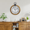 American Clock Co. Vintage Pocket Watch Wall Clock 20"